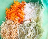 A picture of step 2 of Bún Chả Giò (Vietnamese Spring Rolls with Vermicelli).