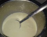 A picture of step 4 of Kesar-Elaichi Kalakand.