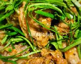 Hình bước làm 1 của món Canh rau mồng tơi nấu thịt gà