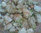 A picture of step 2 of Sweet potato (herbed) Chat.