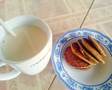 Hình bước làm 5 của món Pancake yến mạch chuối