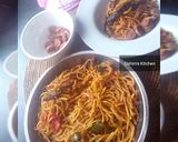A picture of step 4 of Sauced  Pasta.