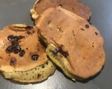 Une image de l'étape 4 de Pancakes bananes chocolat.