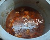 A picture of step 1 of Hyderabadi Lamb and Beans.