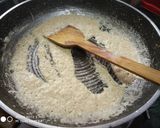 A picture of step 1 of Jaggery pudding.
