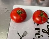 Une image de l'étape 8 de Aubergines farcies au bœuf, tomates et courgette.