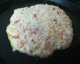 A picture of step 2 of Masala Uttapam.