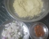 A picture of step 1 of Sattu ka Baati.