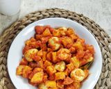 Foto langkah ke 3 dari resep Sambal goreng kentang telur puyuh udang.