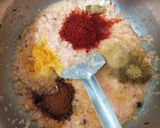 A picture of step 6 of Choley chana (chickpeas curry).