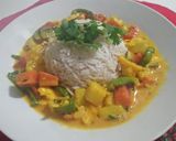 A picture of step 11 of Vegetable Coconut Curry.