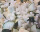 A picture of step 2 of Summer Squash, Sausage, and Onions.