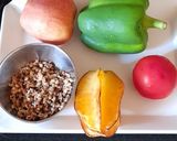A picture of step 1 of Star Fruit Salad.