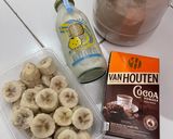 Foto langkah ke 1 dari resep Banana Chocolate Smoothies.