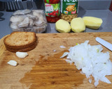 Foto del paso 1 de la receta: Garbanzos con setas y pimiento de piquillo