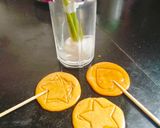 A picture of step 4 of Dalgona candy.