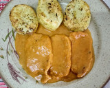 Foto del paso 7 de la receta: Lomo en salsa de naranja y Pedro Jiménez con patatas