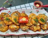 Hình bước làm 4 của món Trứng chiên bắp thì là