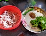 A picture of step 1 of Coconut Chutney Green.
