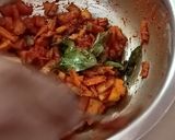 A picture of step 4 of Instant Mango pickle.
