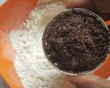 A picture of step 2 of Oreo Eggless Mug Cake.