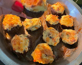 Foto del paso 4 de la receta: Champiñones rellenos horneados! Snack saludable y súper fácil
