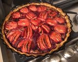 Une image de l'étape 14 de Tarte aux pommes et fruits rouges (pâte brisée épeautre crème de citron).
