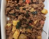 A picture of step 10 of Cuban Beef Picadillo.