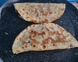 A picture of step 6 of Beans Quesadilla.