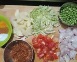 A picture of step 1 of Tawa Pulao(Mumbai Style).