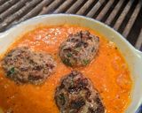 A picture of step 4 of Kofta iskender.
