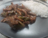 Foto del paso 9 de la receta: Ternera con verduras estilo chino acompañado con arroz jazmín