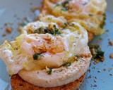 Foto del paso 5 de la receta: Torrada de hummus y huevo frito