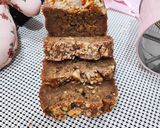 A picture of step 7 of Moist Oats & Banana loaf cake.