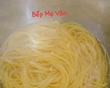 Hình bước làm 1 của món Mì Ý- Spaghetti bay lơ lửng 🍝