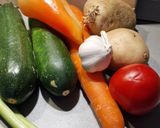 Sárgarépás cukkinifőzelék (vegán) recept fázis 1 fotója