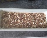 Une image de l'étape 1 de Cake amandes chocolat caramel.