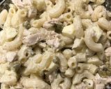A picture of step 3 of Cold pasta chicken salad.