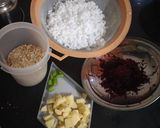 A picture of step 1 of Beetroot Sabudana(SAGO) Khichdi.