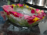 આઈસ ક્યૂબ વીથ આઈસ બાઉલ(ice cube with Ice bowl in Gujarati recipe)