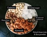 A picture of step 2 of Nutritional porridge ladoo powder.