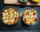 મિક્સ ફ્રૂટ ટ્રફલ બાઉલ(Mixed fruit truffle bowl recipe in Gujarati) રેસીપી સ્ટેપ3ફોટો