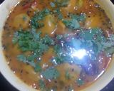 A picture of step 12 of Dal potli.