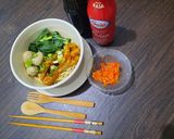 Foto langkah ke 7 dari resep Mie Ayam Ceker Ranjau Bakso Ekonomis.