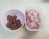 รูปขั้นตอนการทำที่ 1 ของ หมูสับต้มบ๊วย