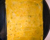 Foto del paso 7 de la receta: 🧡🤤Pastel de carne, puré mixto de papa y calabaza, corazón de queso cremoso, cheddar y toque de 🌿
