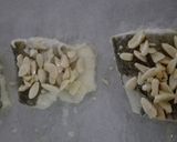 Foto del paso 2 de la receta Bacalao con crema de espinacas y puré de almendras