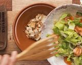 A picture of step 4 of Lebanese Fattoush with Pomegranate Molasses.