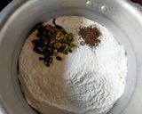 A picture of step 1 of Rice Sev Sun Dried.