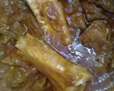 A picture of step 4 of Beef Nihari with Naan.